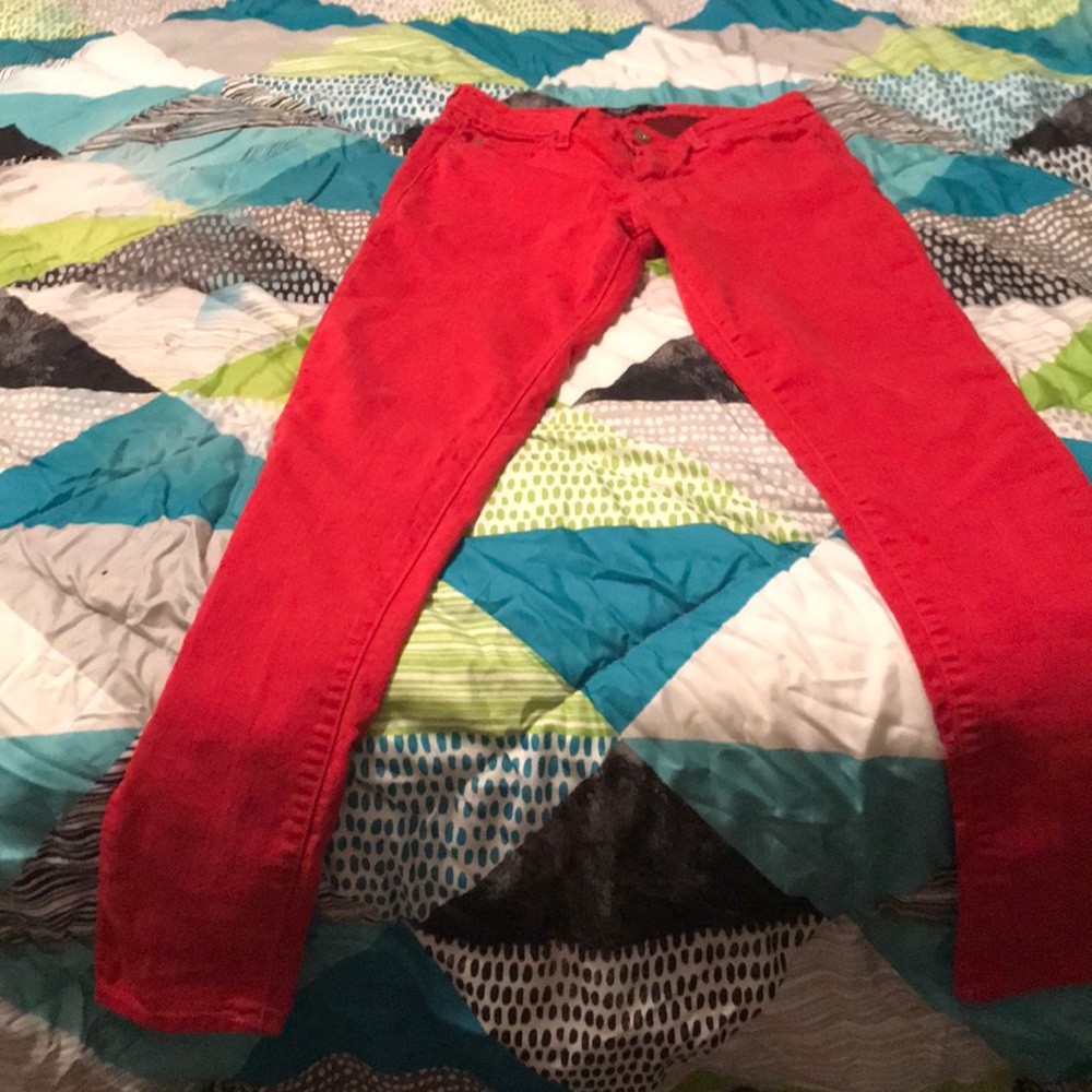 Just USA Black Label red jeans